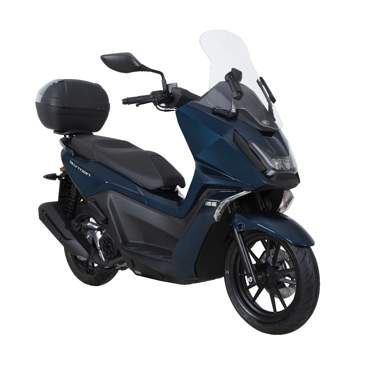 scuter kymco skytown 125i cbs parbriz topcase 2